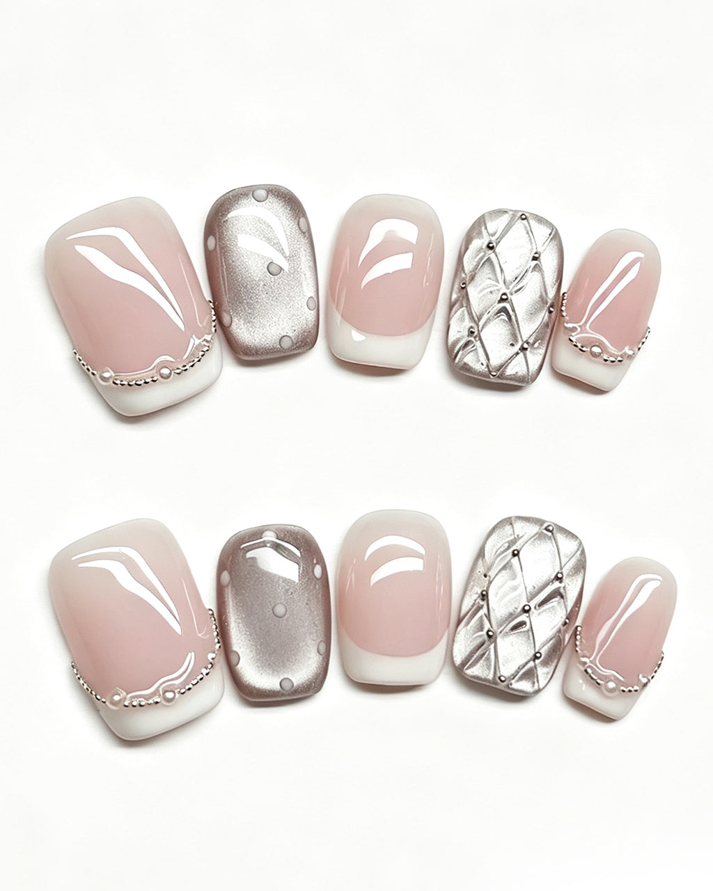 Soft & Versatile — press-on nail set, product detail view
