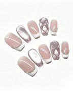 Soft & Versatile — press-on nail set, product detail view