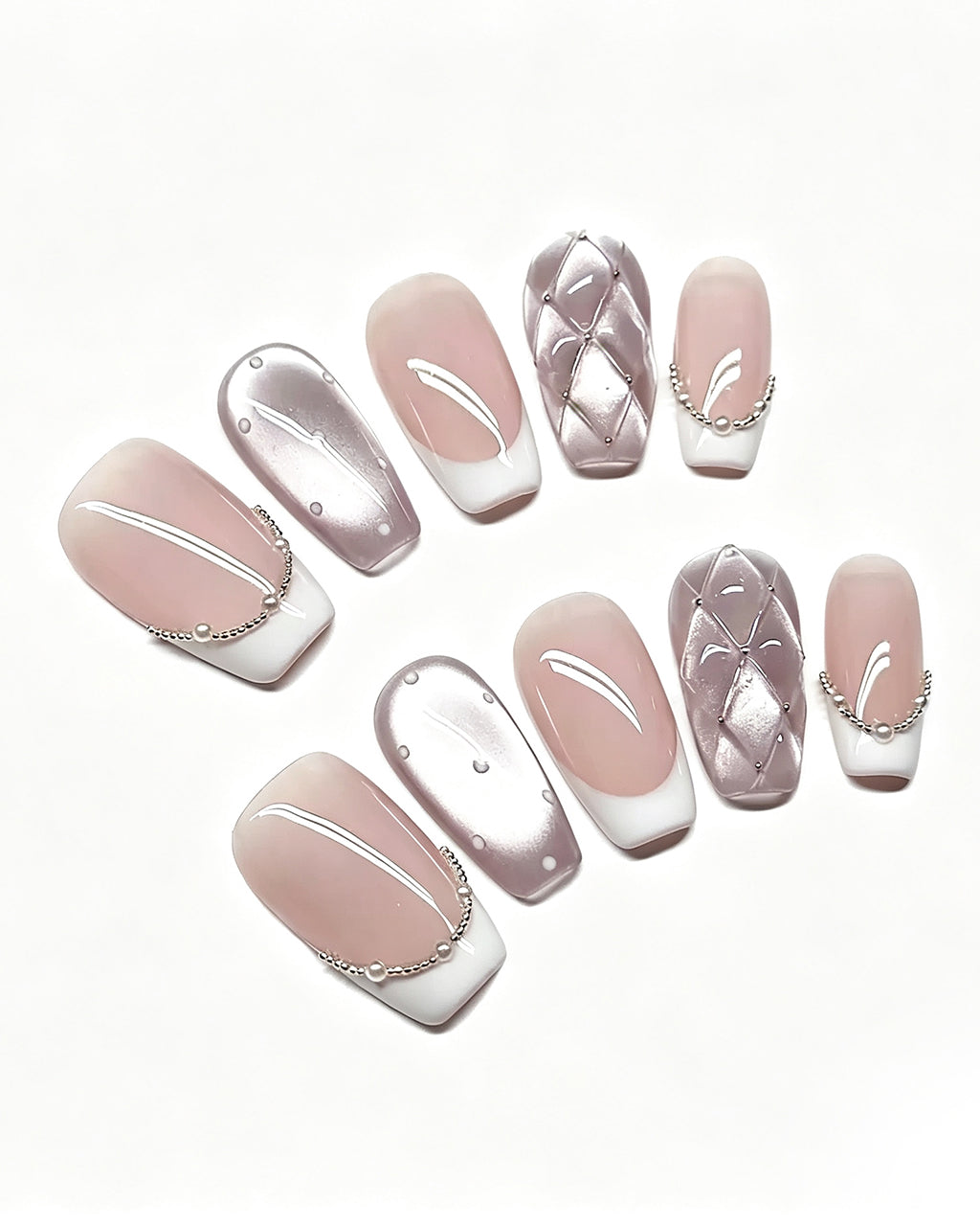 Soft & Versatile — press-on nail set, product detail view