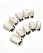 Dewy Cat-Eye — press-on nail set, full set view