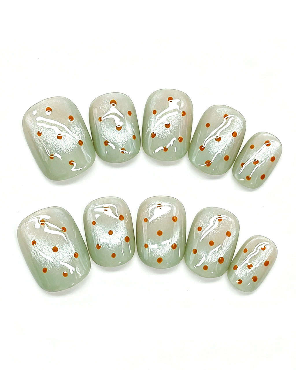 Lime Guava Pastel Jelly — press-on nail set, product detail view