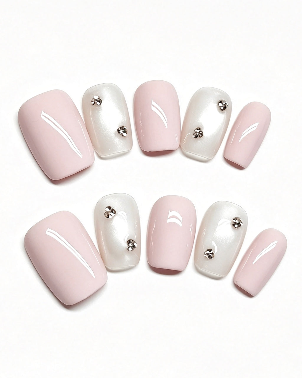 Soft & Versatile — press-on nail set, product detail view