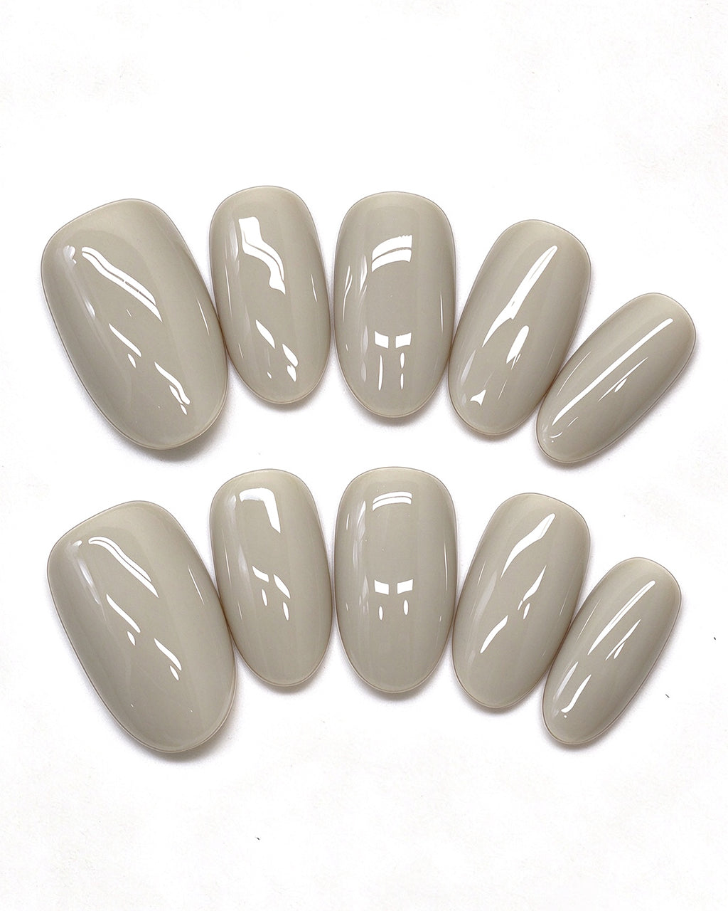 24 Solid Colors — press-on nail set, full set view