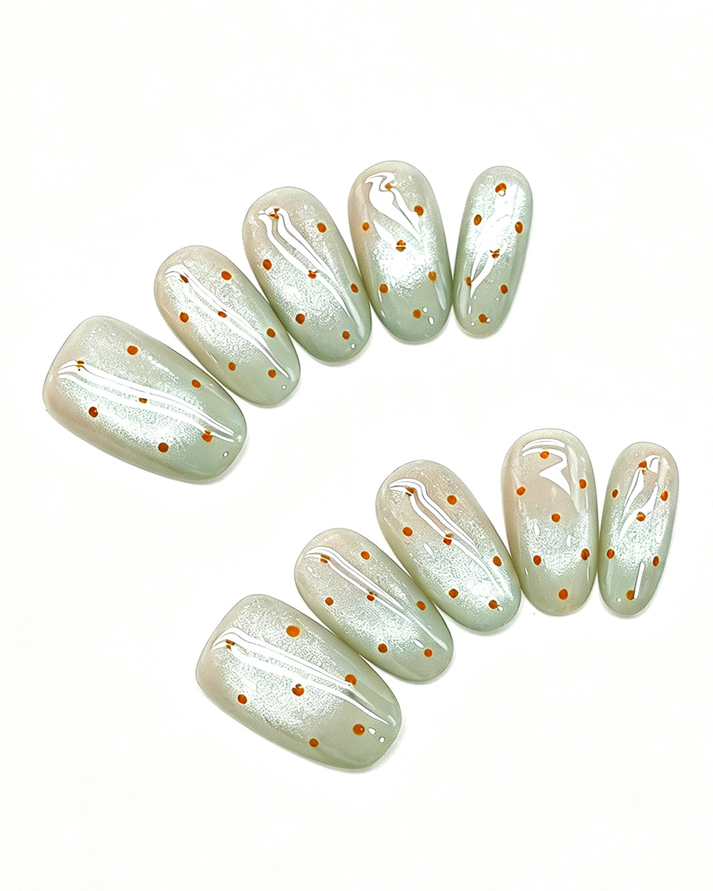 Lime Guava Pastel Jelly — press-on nail set, product detail view