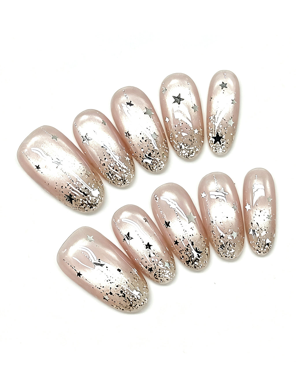 Celestial Star — press-on nail set, product detail view