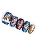 Christmas Fantasy — press-on nail set, product detail view