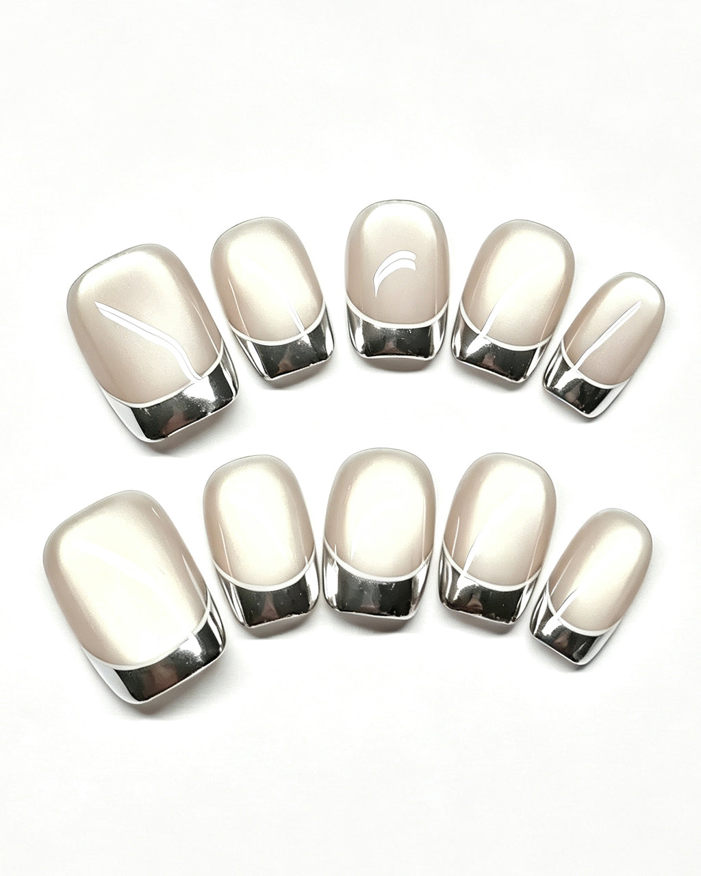 Dewy Cat-Eye — press-on nail set, product detail view
