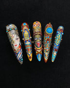 Custom Press-On Nails – Handcrafted Bespoke Nail Art Set