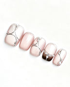 Boiled Water — press-on nail set, product detail view