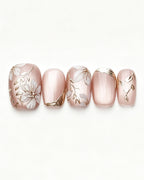 Ice Flower — press-on nail set, product detail view