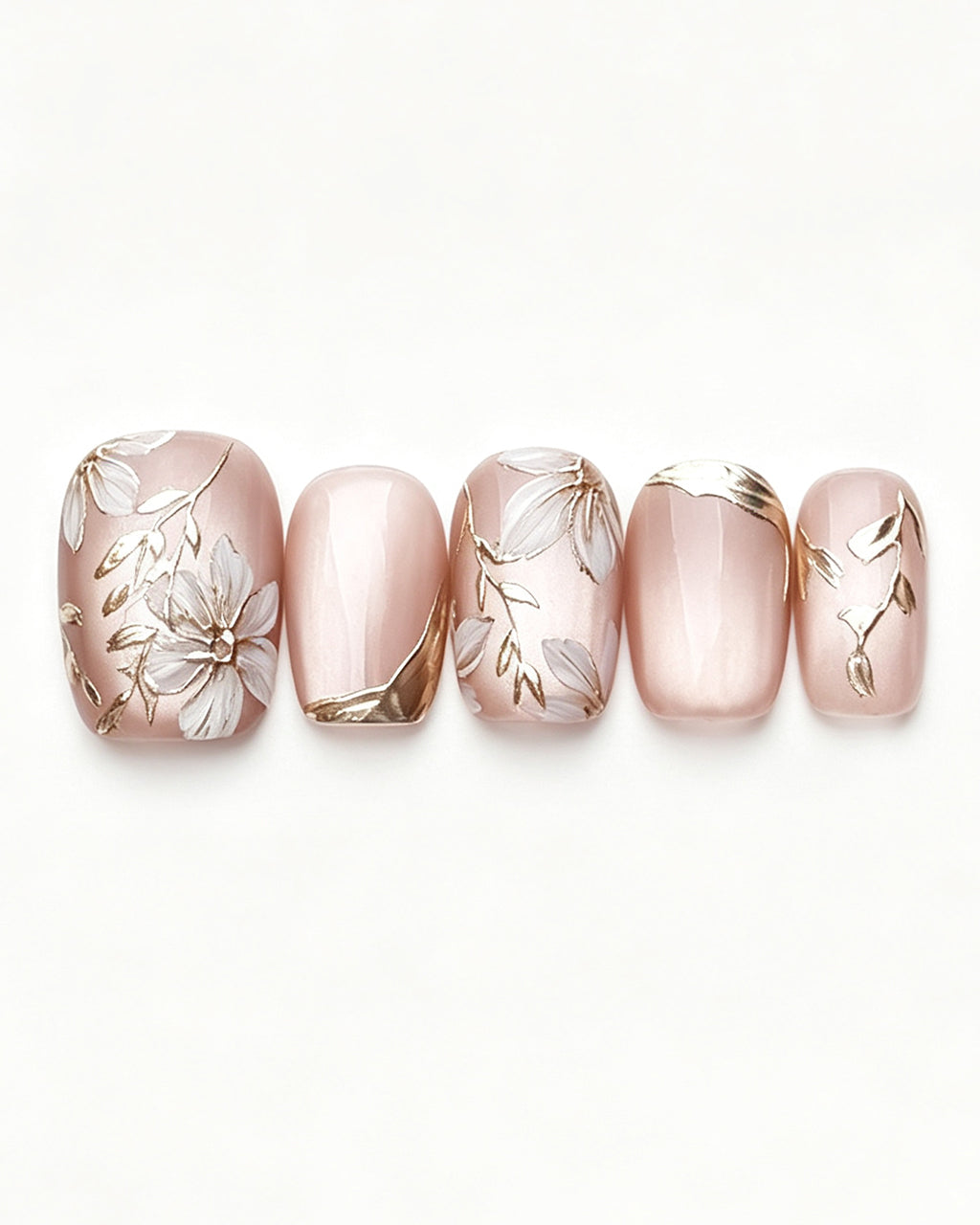 Ice Flower — press-on nail set, product detail view