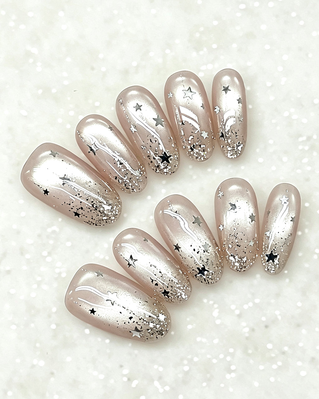 Celestial Star — press-on nail set, product detail view