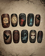 Custom Press-On Nails – Handcrafted Bespoke Nail Art Set