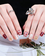 Moonlit Rose — sizing guide: how to measure your nails for a perfect press-on fit