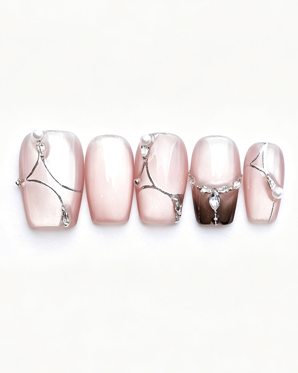 Boiled Water — press-on nail set, product detail view