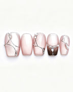 Boiled Water — press-on nail set, product detail view