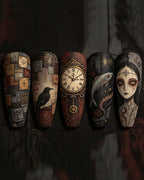 Custom Press-On Nails – Handcrafted Bespoke Nail Art Set