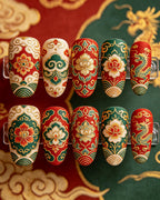 Custom Press-On Nails – Handcrafted Bespoke Nail Art Set