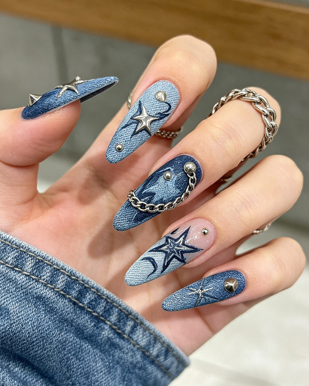 Custom Press-On Nails – Handcrafted Bespoke Nail Art Set