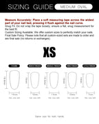 Peachy Diary — sizing guide: press-on nail size chart